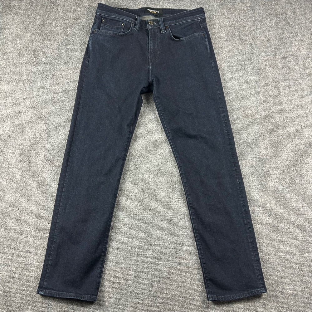 Revtown Automatic Jeans Mens 30x30 Dark Wash Decade Denim Straight Leg Stretch